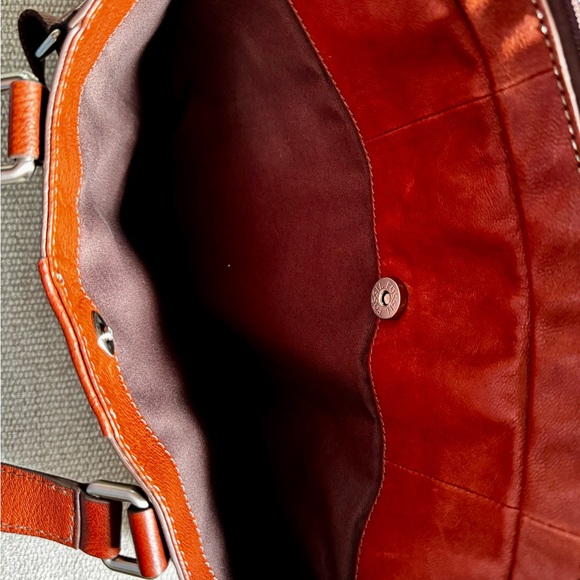 Fossil Mens Leather Messenger Bag | British Tan Color | Brand New - Picture 7 of 12